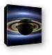 Saturn Mosaic with Earth Canvas Print