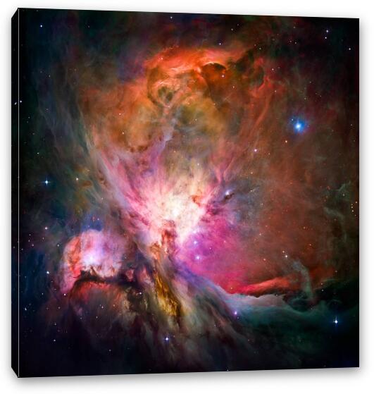 Hubble's sharpest view of the Orion Nebula Fine Art Canvas Print