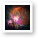 Hubble's sharpest view of the Orion Nebula Art Print