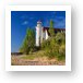 Point Betsie Lighthouse, near Crystallia, Michigan Art Print