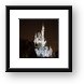 Cinderella Castle Light Show Framed Print