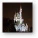 Cinderella Castle Light Show Metal Print
