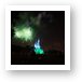 Disney Castle Fireworks and Light Show Art Print