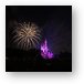 Disney Castle Fireworks and Light Show Metal Print