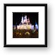 Cinderella's Castle at Night Framed Print