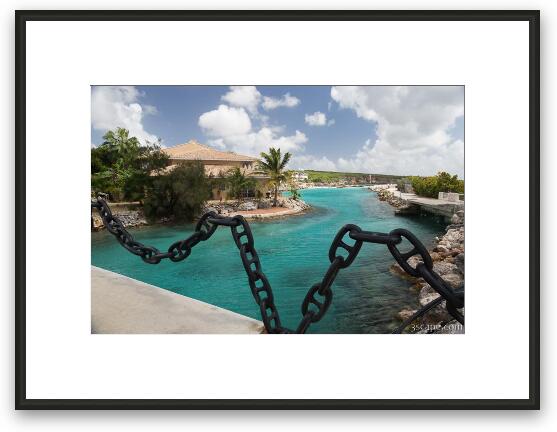 Curacao Sea Aquarium Lagoon Framed Fine Art Print