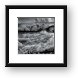 Black and White Panoramic of Boka Table, Shete Boka National Park Framed Print