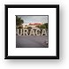 Curacao sign in Willemstad Framed Print