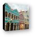 Shops in Willemstad Canvas Print
