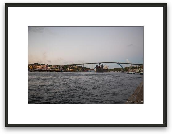 Queen Juliana Bridge Framed Fine Art Print