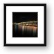 Queen Emma Floating Bridge at Night Framed Print
