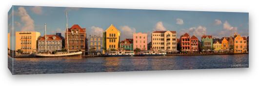 Willemstad Curacao Panoramic Fine Art Canvas Print