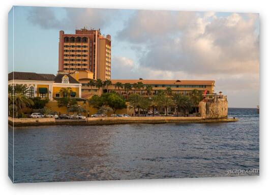 Plaza Hotel and Old Fort Wall Fine Art Canvas Print