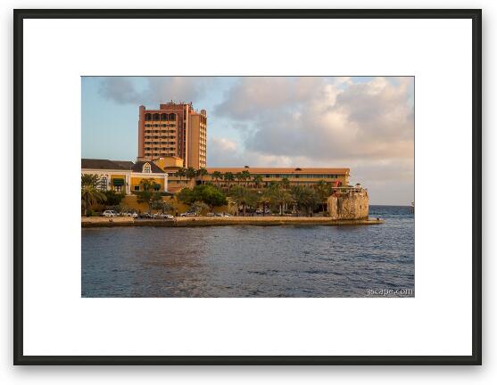 Plaza Hotel and Old Fort Wall Framed Fine Art Print