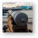 Old Cannon in Willemstad Metal Print