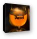 Cold Glass of Duvel Beer Canvas Print