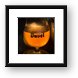 Cold Glass of Duvel Beer Framed Print