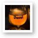 Cold Glass of Duvel Beer Art Print