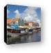 Punda Floating Market in Willemstad Canvas Print