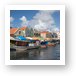 Punda Floating Market in Willemstad Art Print