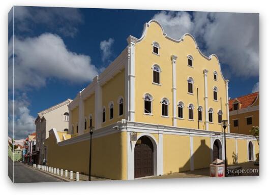 The Hope of Israel-Emanuel Synagogue in Willemstad Fine Art Canvas Print