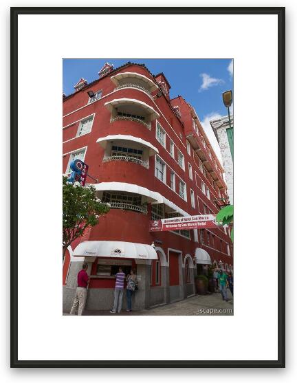 Hotel San Marco, Willemstad Framed Fine Art Print