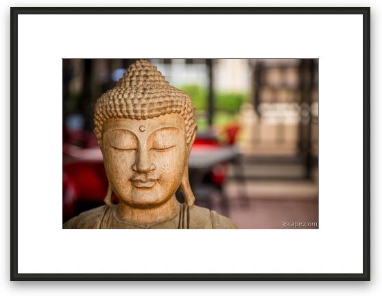 Buddha Statue Framed Fine Art Print