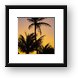 Curacao Sunset Framed Print