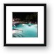 Sunscape Resort Pool at Night Framed Print