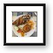 Tasty Lionfish at Sea Side Terrace Restaurant Framed Print