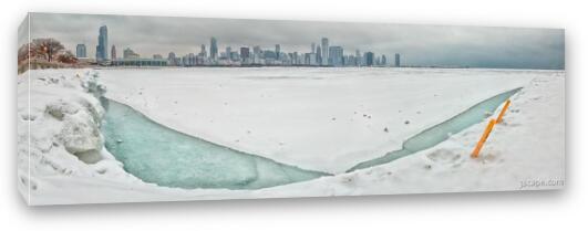 Frozen Chicago Fine Art Canvas Print