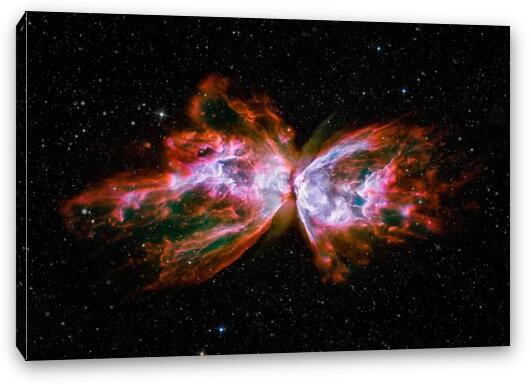 Butterfly Nebula NGC6302 Fine Art Canvas Print