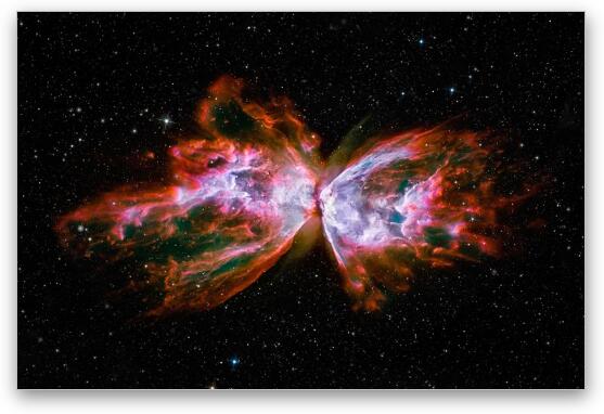 Butterfly Nebula NGC6302 Fine Art Metal Print