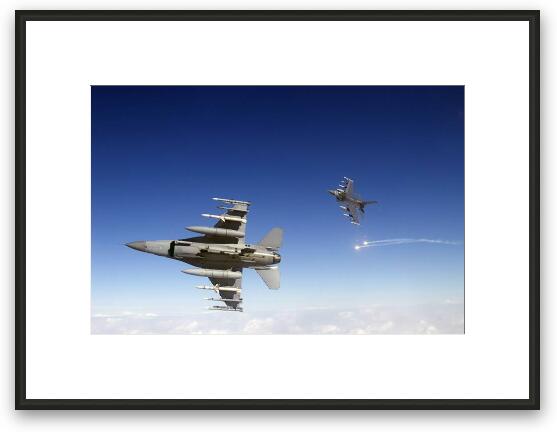 F-16 Fighting Falcons Framed Fine Art Print