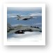 F/A-18 Hornet and F-14D Tomcat Art Print