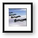 A-10 Thunderbolt II in formation Framed Print