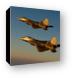 F-22A Raptors in formation Canvas Print