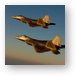 F-22A Raptors in formation Metal Print