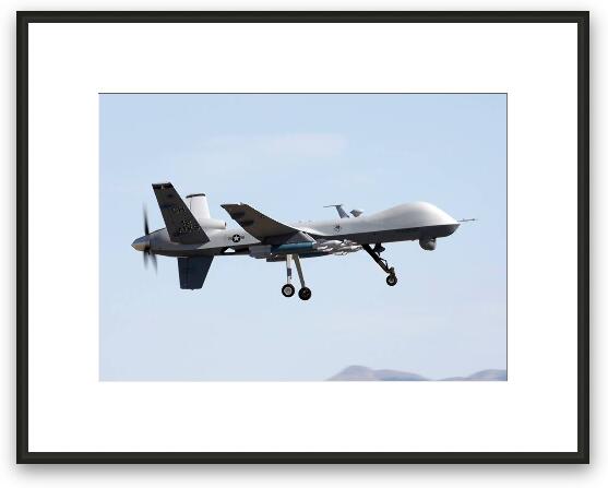 MQ-9 Reaper Drone Framed Fine Art Print