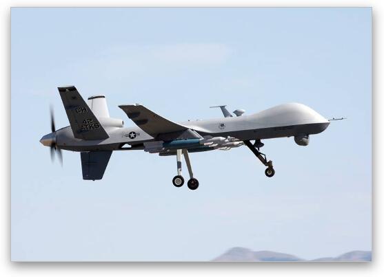 MQ-9 Reaper Drone Fine Art Print