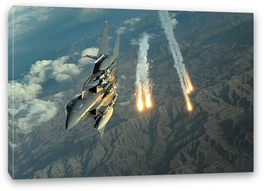 F-15E Strike eagle Fine Art Canvas Print