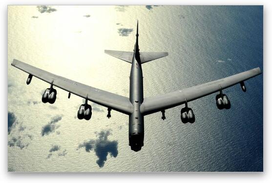 B-52 Stratofortress Fine Art Metal Print