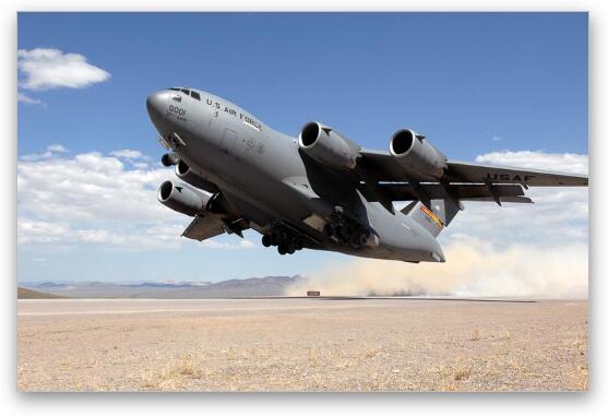 C-17 Globemaster III Fine Art Print by Adam Romanowicz