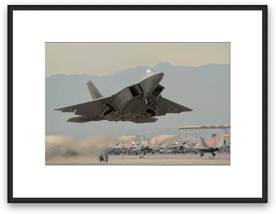 F-22 Raptor Framed Fine Art Print