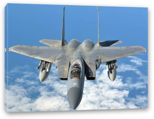 F-15C Eagle Fine Art Canvas Print