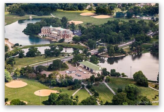 Humboldt Park Field House Fine Art Metal Print