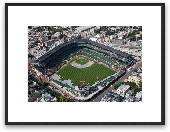Wrigley Field - Home of the Chicago Cubs Framed Fine Art Print