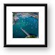 Belmont Harbor Aerial Framed Print
