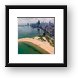 North Avenue Beach and Chicago Skyline Framed Print