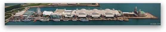 Chicago's Navy Pier Panoramic Fine Art Print